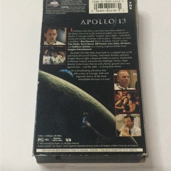 Apollo 13 Pre-owned VHS Tape - Picture 2 of 7